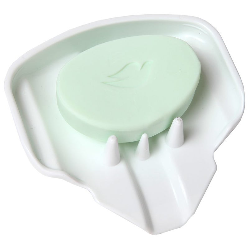 Home-X Self-Draining Soap Holder, Drip-Free Suction Cup Soap Dish - Image 2